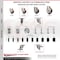 Service Caster 3.5 Inch 316SS Maroon Poly Swivel 1 Inch Stem Caster Set Lock Brake SCC SCC-SS316TTLEX20S3514-PPUB-MRN-1-4 - alternate 3